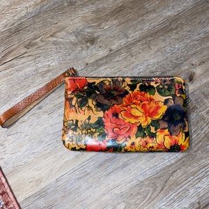 Patricia Nash Floral Wristlet